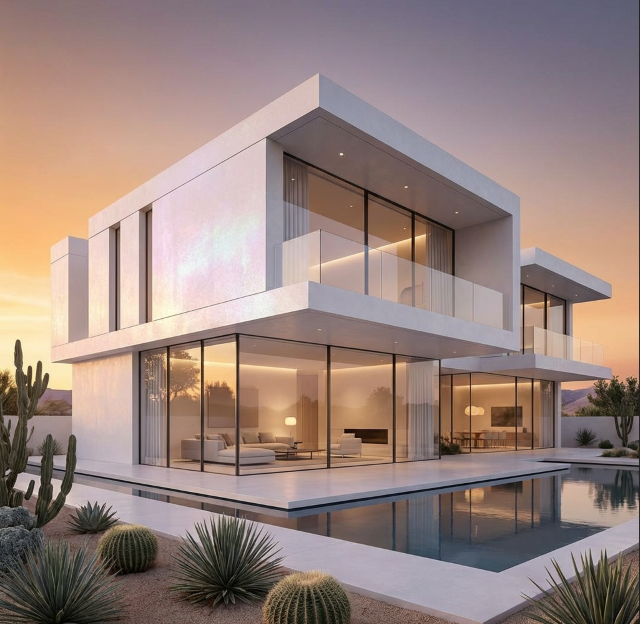 Luxury residence with thermal coating